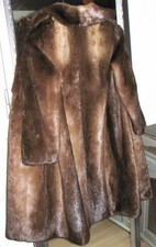 Pelzmantel Wintermantel Damen Mantel 38 40 M wie NEU Fell echt Pelz wie Nerz