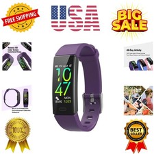 Fitness Tracker with Blood Pressure Heart Rate Sleep Health Monitor for Men a...