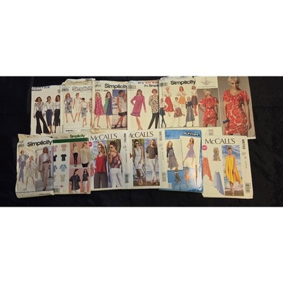 Womens Patterns NEW and Used Lot Of 20 Simplicity McCalls Vogue 
