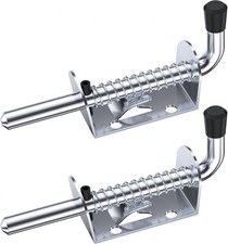 2 PCS 128MM Heavy Duty Spring Latch Pins,Spring Loaded Gate Latch