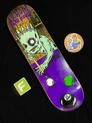 RARE Lee Yankou 8 Ball FOS Heroin Skateboard Deck Pro Model In Shrink