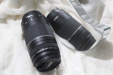 Canon EF 75-300mm f/4-5.6 III Telephoto Zoom Lens Includes BOTH END CAPS EUC