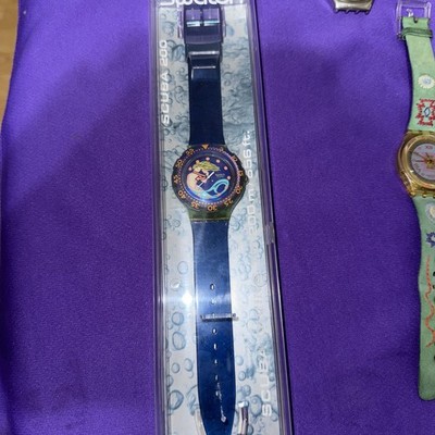 Vintage- RARE  Swatch Scuba 200 SAILORS JOY SDG100/New battery/ open to Offers 