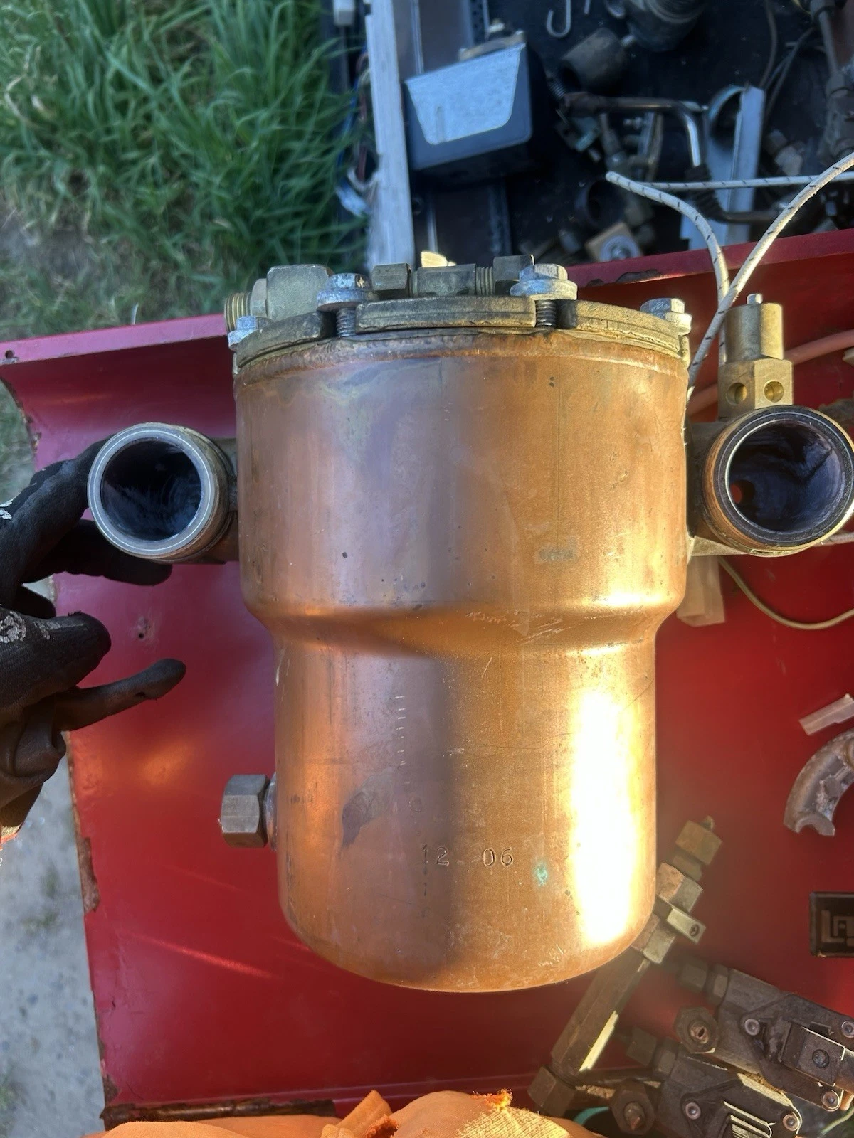 La Spaziale 110V Spazio Espresso Machine Copper Boiler & Parts (used)