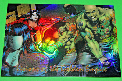 1996 SHI CHROMIUM VISIONS GOLDEN EMPIRE PARALLEL HOLOCHROME CHASE #46 CARD TUCCI