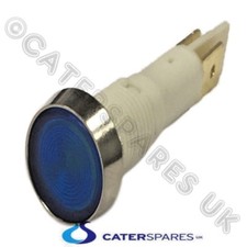 10MM UNIVERSAL BLUE LENS CAP NEON PANEL MOUNTED INDICATOR BULB 230V RATED
