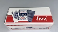 NEW Dozen Bee Standard Poker Decks (6 Red & 6 Blue), US Playing Card Company