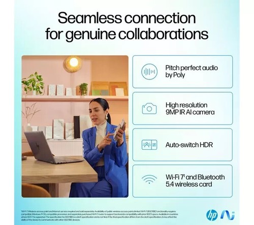 HP OmniBook Ultra Flip 14" 2-in-1 Laptop - Intel Core Ultra 7, 1TB SSD, Grey - Picture 12 of 15