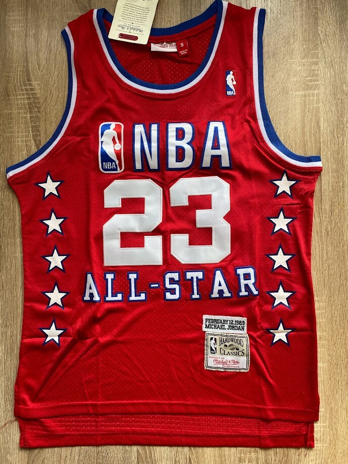 Camiseta deportiva de baloncesto swingman de los Chicago Bulls Michael Jordan #23 de la NBA All-Star