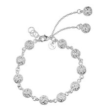 Unisex Women's 925 Sterling Silver Bangle 7 Inches 12.8MM Lobster L103-7