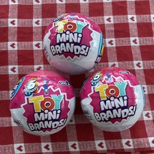 Zuru 5 Surprise Toy Mini Brands Series 2 - Lot of 3 Unopened Balls MUST HAVE