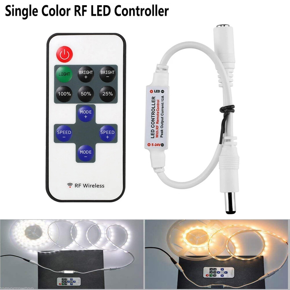 Controller Per Strip LED, Con Telecomando RF Per Arredo - Foto 9