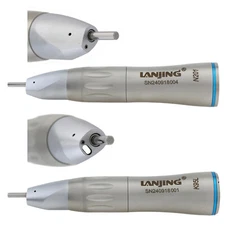 LANJING Dental Slow Speed Straight Handpiece Fiber Optic Internal Water NSK M65
