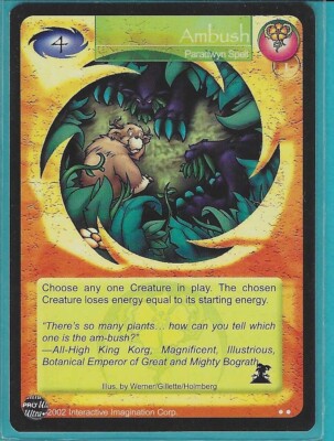 Magi Nation - Nightmare's Dawn ''Ambush''  Paradwyn  Uncommon