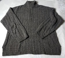 Vintage Cousin Johnny Men's Sweater Quarter Zip Size Large Made In USA