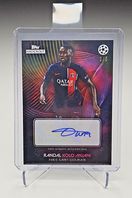 2023-24 Topps Knockout UCL Autograph - Randal Kolo Muani 2/5