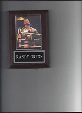 RANDY ORTON PLAQUE WRESTLING WWE WWF WITH BELTS