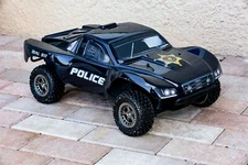 Custom Body Police Sheriff Style for ARRMA Senton 4x4 3S / 6S BLX Cover Shell