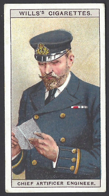 WILLS - MARINE KLEID & ABZEICHEN - #32 CHIEF ARTIFICER ENGINEER