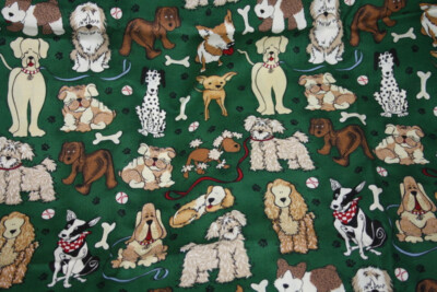 PAMPERED PUPS AT PLAY FROM HOFFMAN - 100% COTTON FABRIC