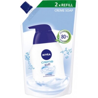 4005808807017 Creme Soft mydło w płynie opakowanie uzupełniające 500ml Nivea