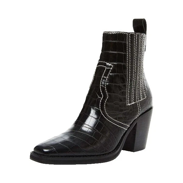 Steve Madden Fiesta/Cóctel negro botas para mujeres