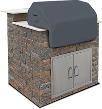 Durable Waterproof Outdoor Grill Cover with Air Pocket - 44" W x 27" D x 26" H