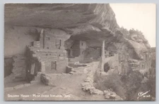 Balcony House Mesa Verde National Park Colorado Sanborn RPPC Postcard