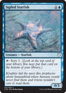Sigiled Starfish x4 - Commander 2018 - NM-Mint, English - Commander 2018