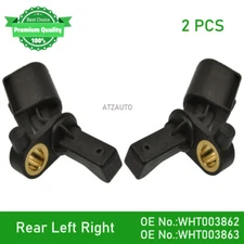 Pair Rear Left Right ABS Speed Sensor For VW Lupo Vento SportVan Polo CrossFox 
