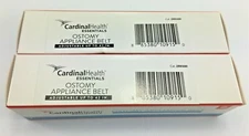 (Lot of 2) Cardinal ZR9300 Ostomy Appliance Belt, Adjustable Up To 42in.