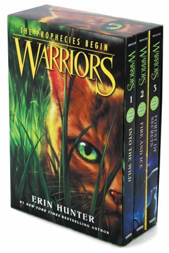 Warriors : Into the Wild, Fire and Ice, Forest of Secrets, Paperback by Hunte...