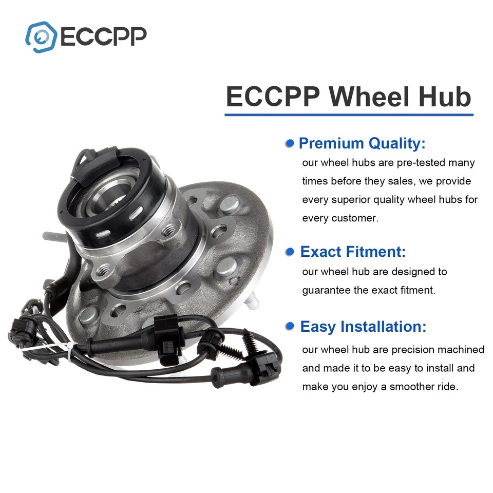 Cojinete de cubo de rueda delantero derecho 4x4 de 1 pieza para Chevy Colorado GMC Canyon 2004-2008 Foto 3 de 4