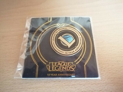 League of Legends 10th Anniversary Pin - Wootbox 2019 - RARE - NEU OVP