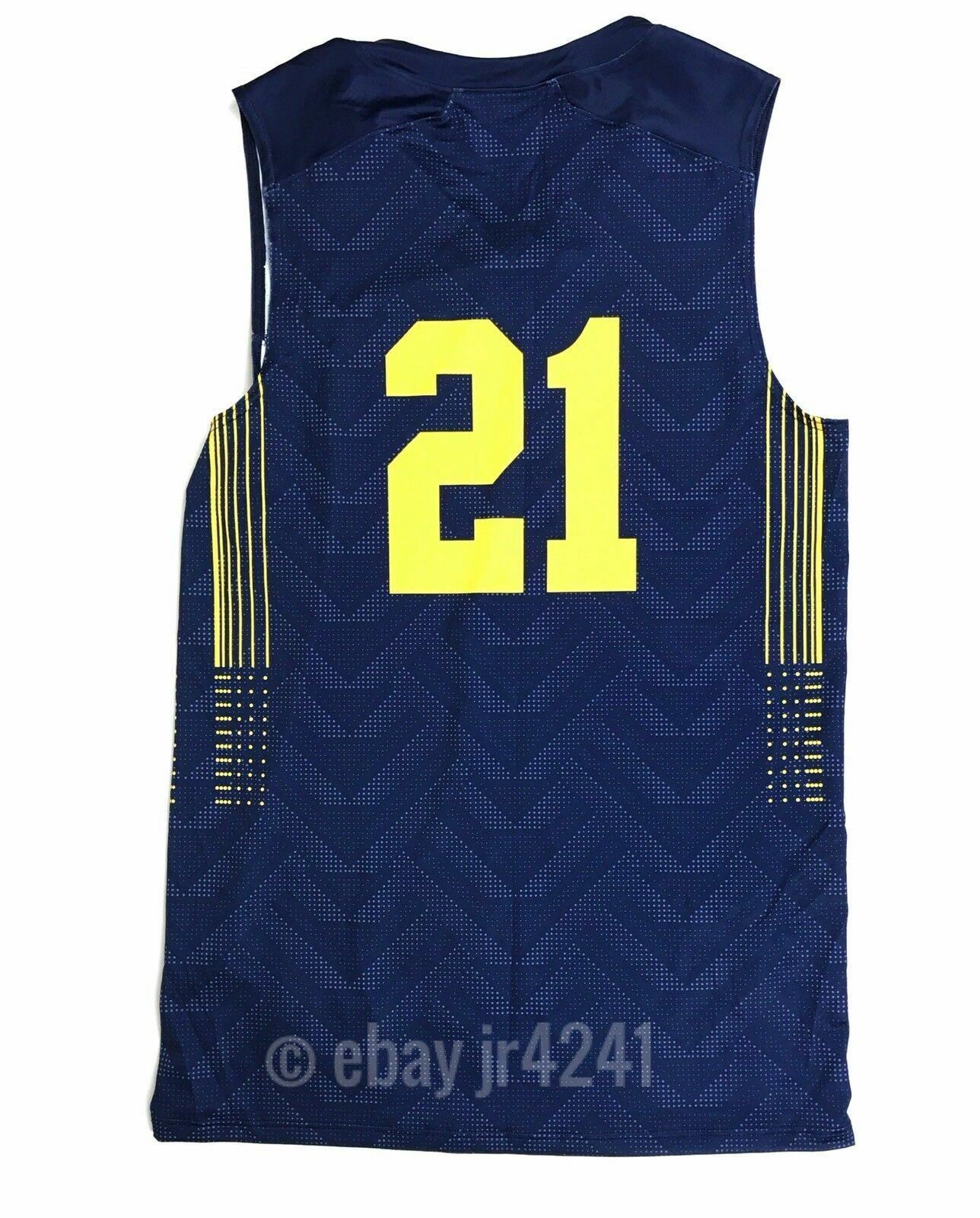 Under Armour California Golden Bears Basketball Men's L Jersey 21
