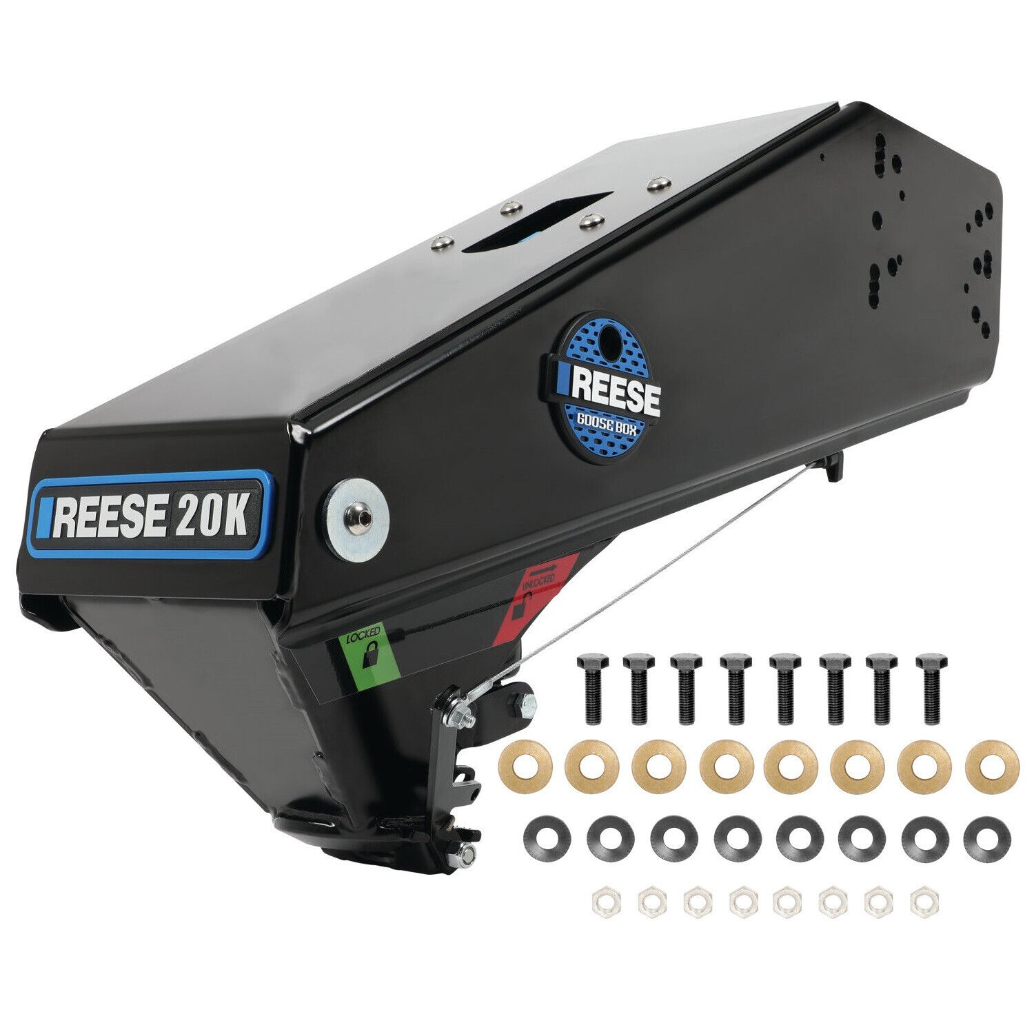 Reese 94920 20K Goose Box (Gen3) Fifth Wheel Hitch Lippert 1621 &HD 0719 Pin Box