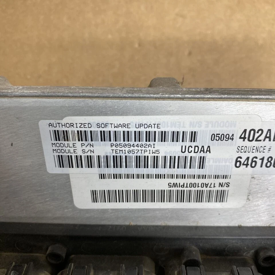 Chrysler Dodge Aspen Durango Ram 1500 2007 5,7 L motor aire acondicionado ordenador P05094402Ai Foto 4 de 4