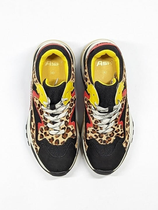 Ash Women's Addict Leopard-Print Calf Hair Low Top Sneakers