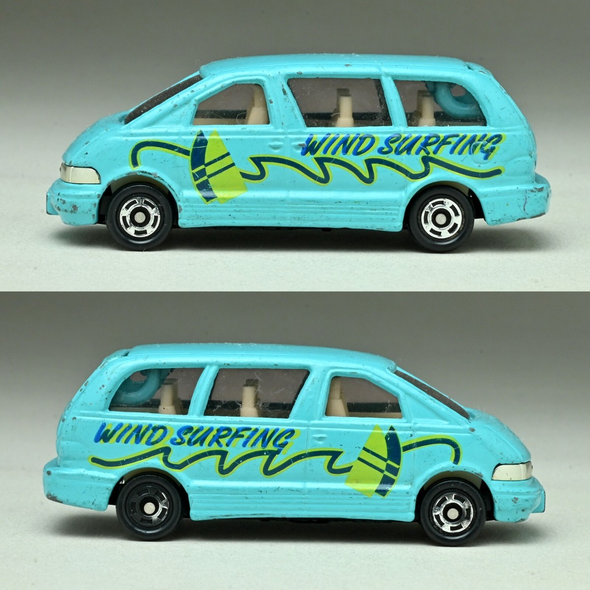 Tomica No.99 Toyota Estima (Wind Surfing) by Tomy in 2000 Diecast