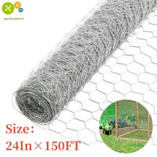 24"×150' 2" Holes High Quality Galvanized Poultry Net Metal Fencing Chicken Wire