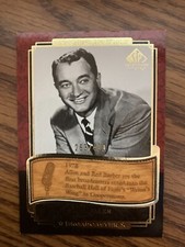 2003 SP Legendary Cuts Etched in Time #ET-ME Mel Allen Announcer ExMt