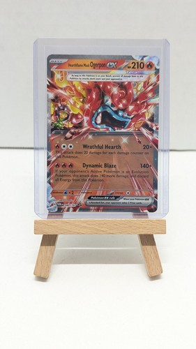 Carte Pokémon Ogerpon Ex Hearthflame Mask – Double Rare – Écarlate Et Violet