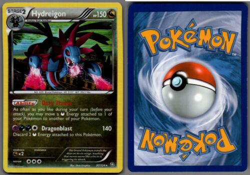 2012 Pokémon, B&W Dragons Exalted, #97/124 Hydreigon, holo raro - Imagen 1 de 1