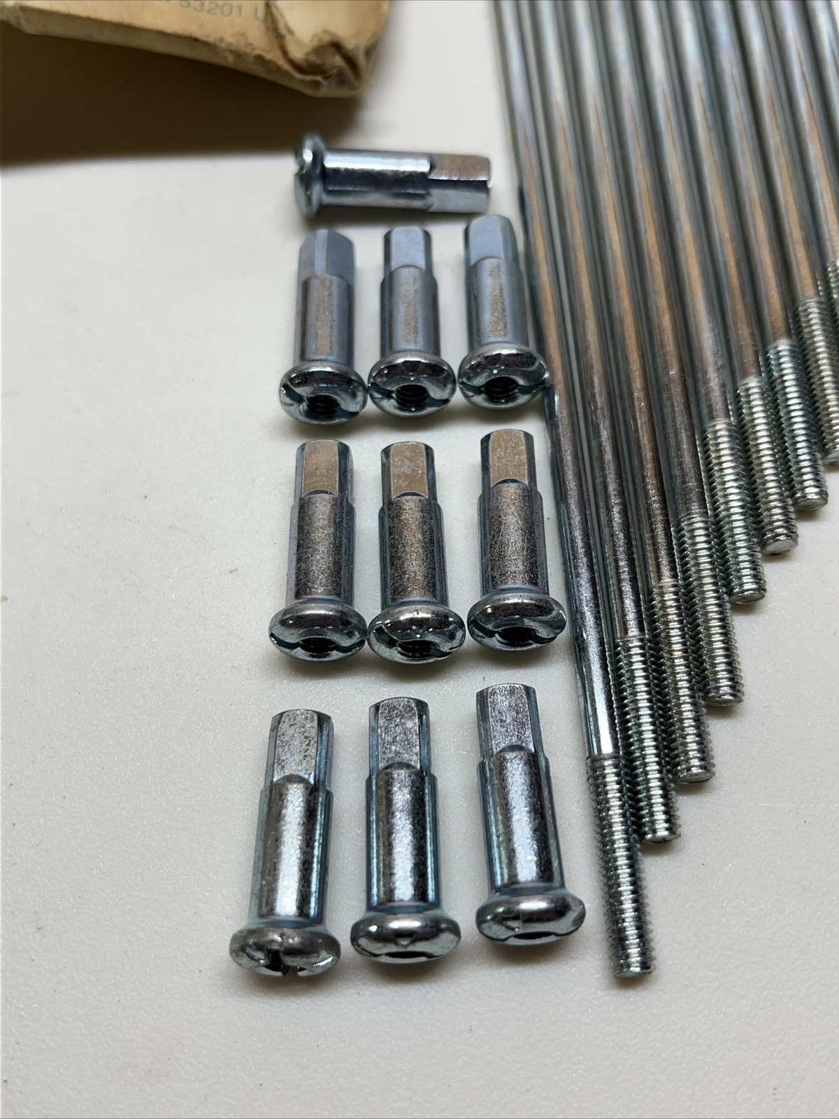 10 pack Harley Davidson Wheel Spokes & Nipples OEM 43057-80 AMF Robison HD