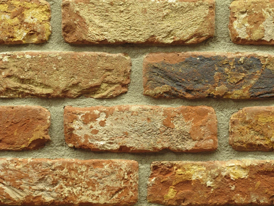 Retro-Handform-Klinker-Riemchen WDF Helgoland Antik rotbraun Backstein-Riemchen - Bild 3 von 3