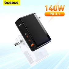 140W GaN 5 Pro USB Type C Charger PD 3.1 Fast Charging For MacBook iPhone