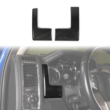 Side Dashboard Cover Trim Bezels For Dodge Ram 1500 2010-2017 Carbon Fiber Parts Side Dashboard Cover Trim Bezels For Dodge Ram 1500 2010-2017 Carbon Fiber Parts