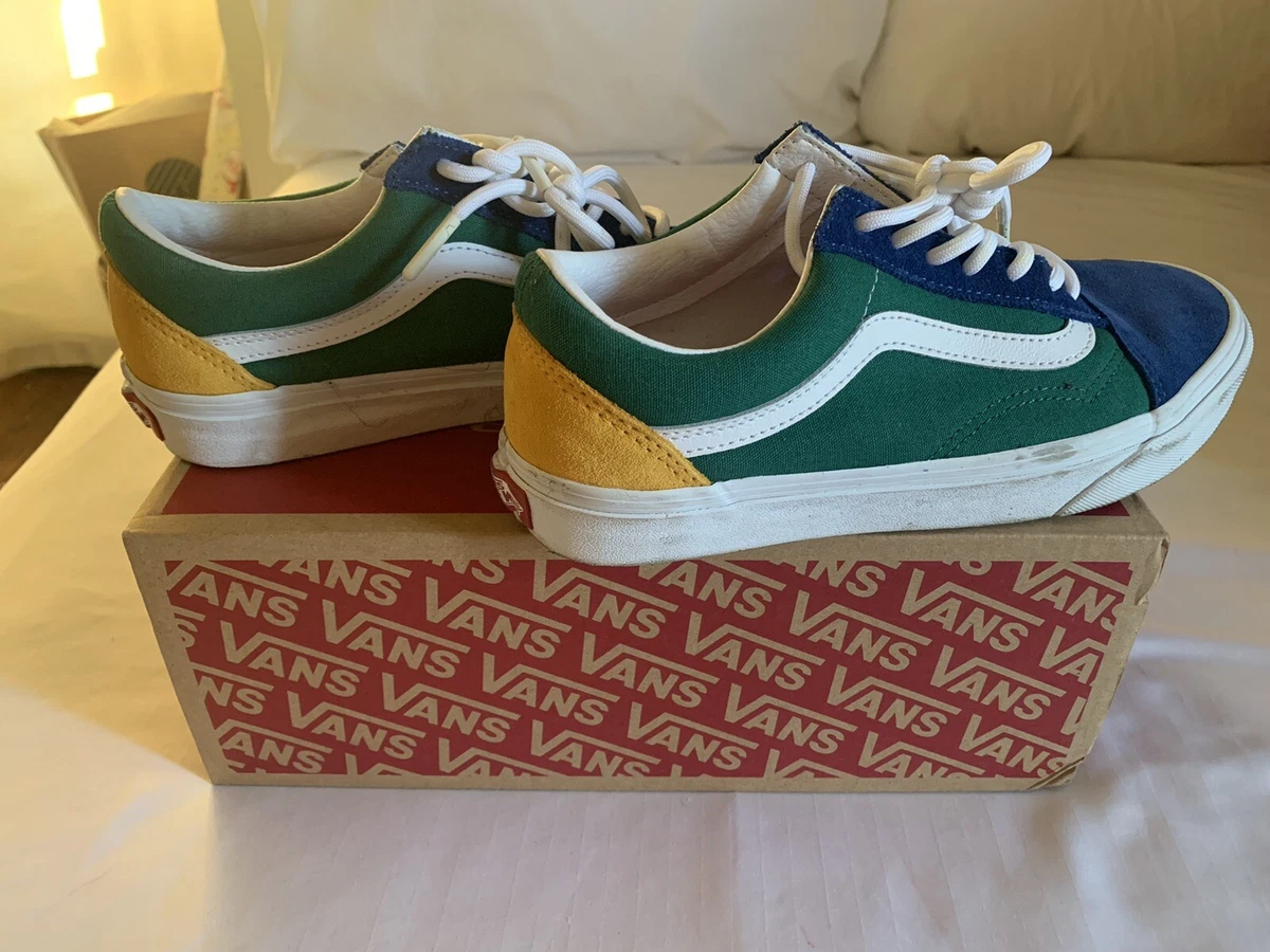 New vans top green yellow red