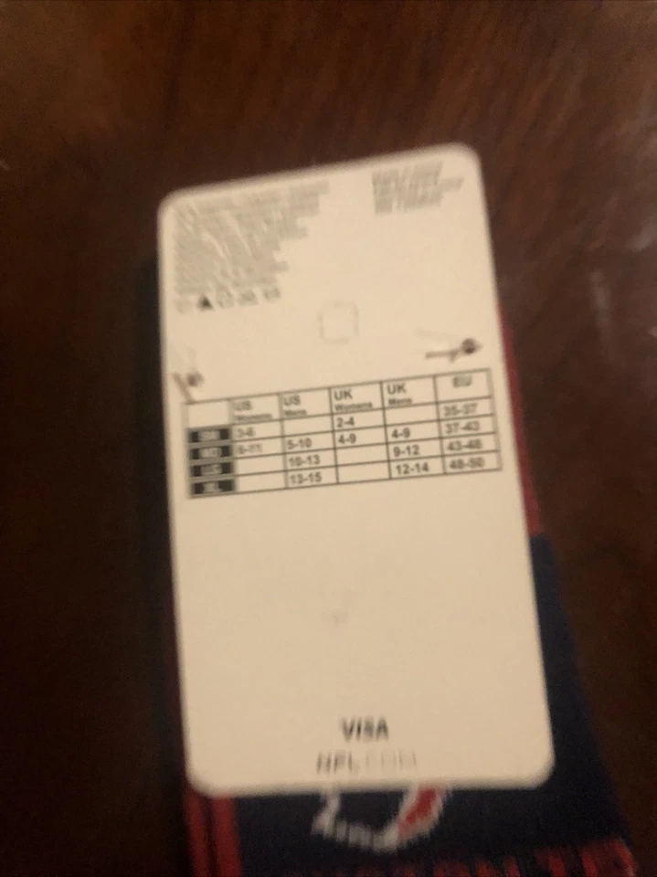 Large Offical NFL Houston Texans Long Socks - Image 4 of 4