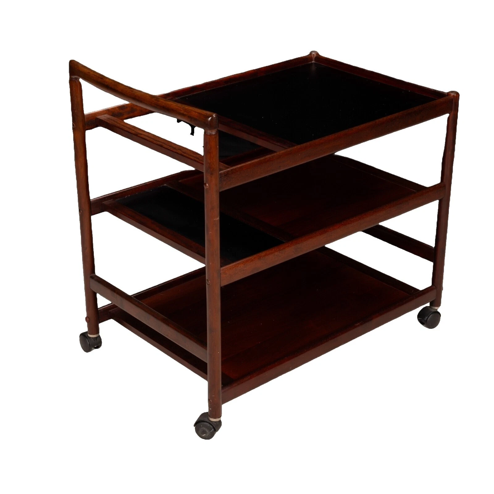 Carros de barras de palo de rosa y carros de servir